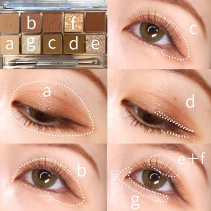 プロ アイ パレット/CLIO/アイシャドウパレットを使ったクチコミ(6枚目)