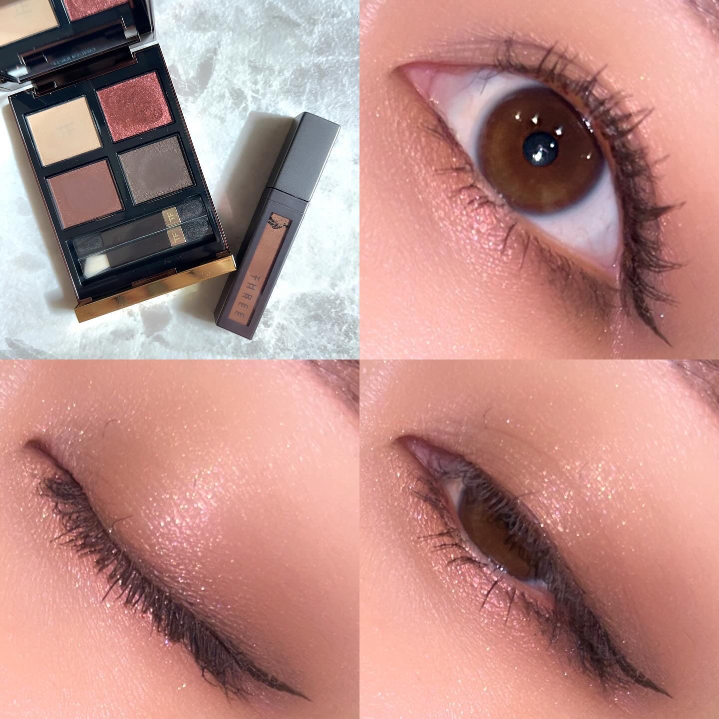 TOM FORD BEAUTY・SHISEIDO・THREEのアイシャドウを使った口コミ