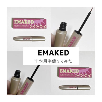 EMAKED(エマーキット)/水橋保寿堂製薬/まつげ美容液を使ったクチコミ(1枚目)
