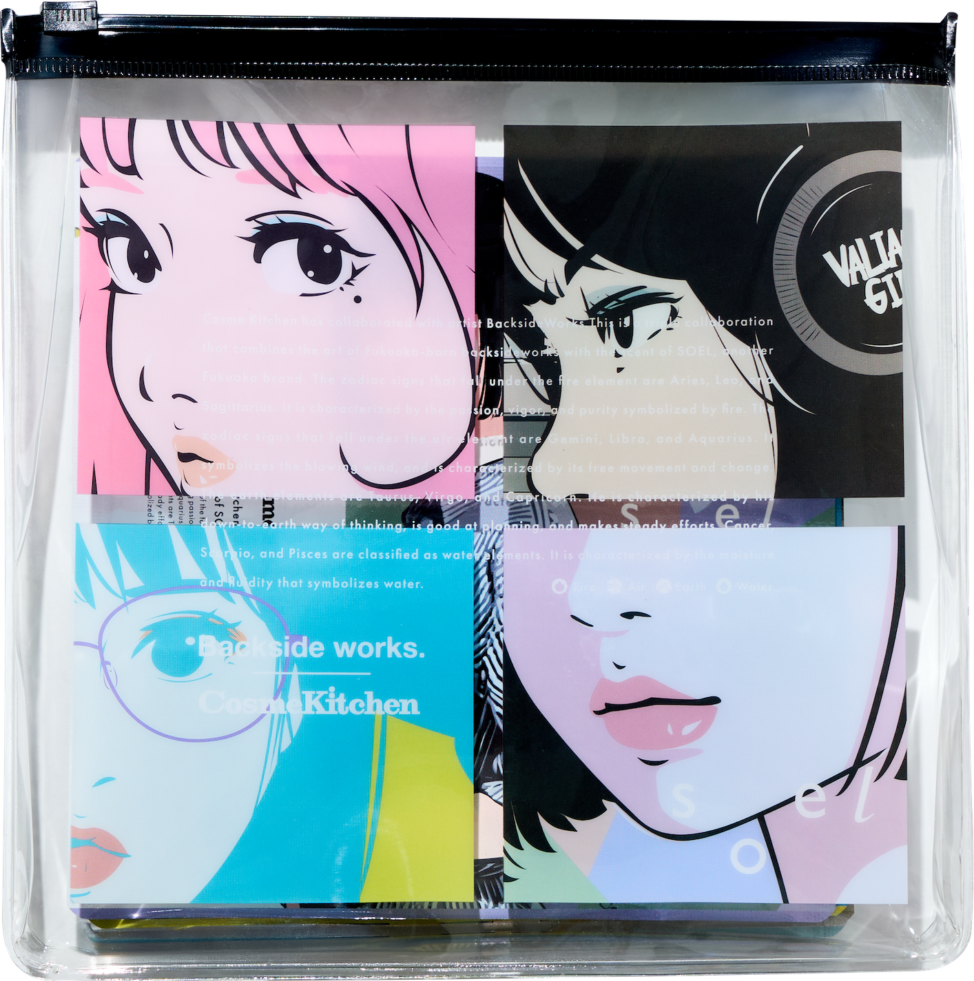 Backsideworks モイスチャーフェイスマスク 4枚セット コスメキッチン