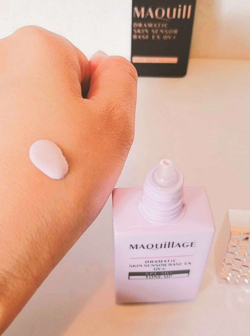 ドラマティックスキンセンサーベース EX UV+/マキアージュ/化粧下地を使ったクチコミ(3枚目)