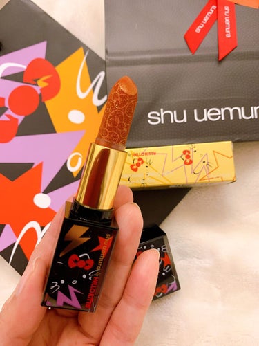 ルージュ アンリミテッド ディスコ グリッツ/shu uemura/口紅を使ったクチコミ（1枚目）