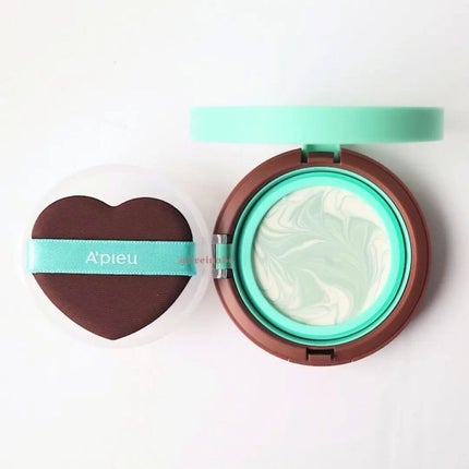 ジューシーパン スキンケアプライマー チョコミント(限定色)/A’pieu/化粧下地を使ったクチコミ(3枚目)