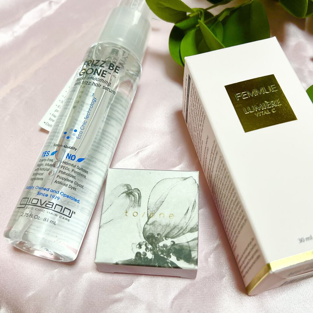 フリッズビーゴーン スムージング ヘアセラム/giovanni/ヘアオイルを使ったクチコミ（1枚目）