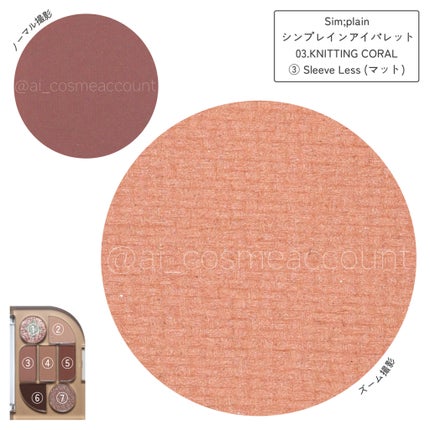 シンプレイン アイパレット/Sim;plain/アイシャドウパレットを使ったクチコミ(5枚目)