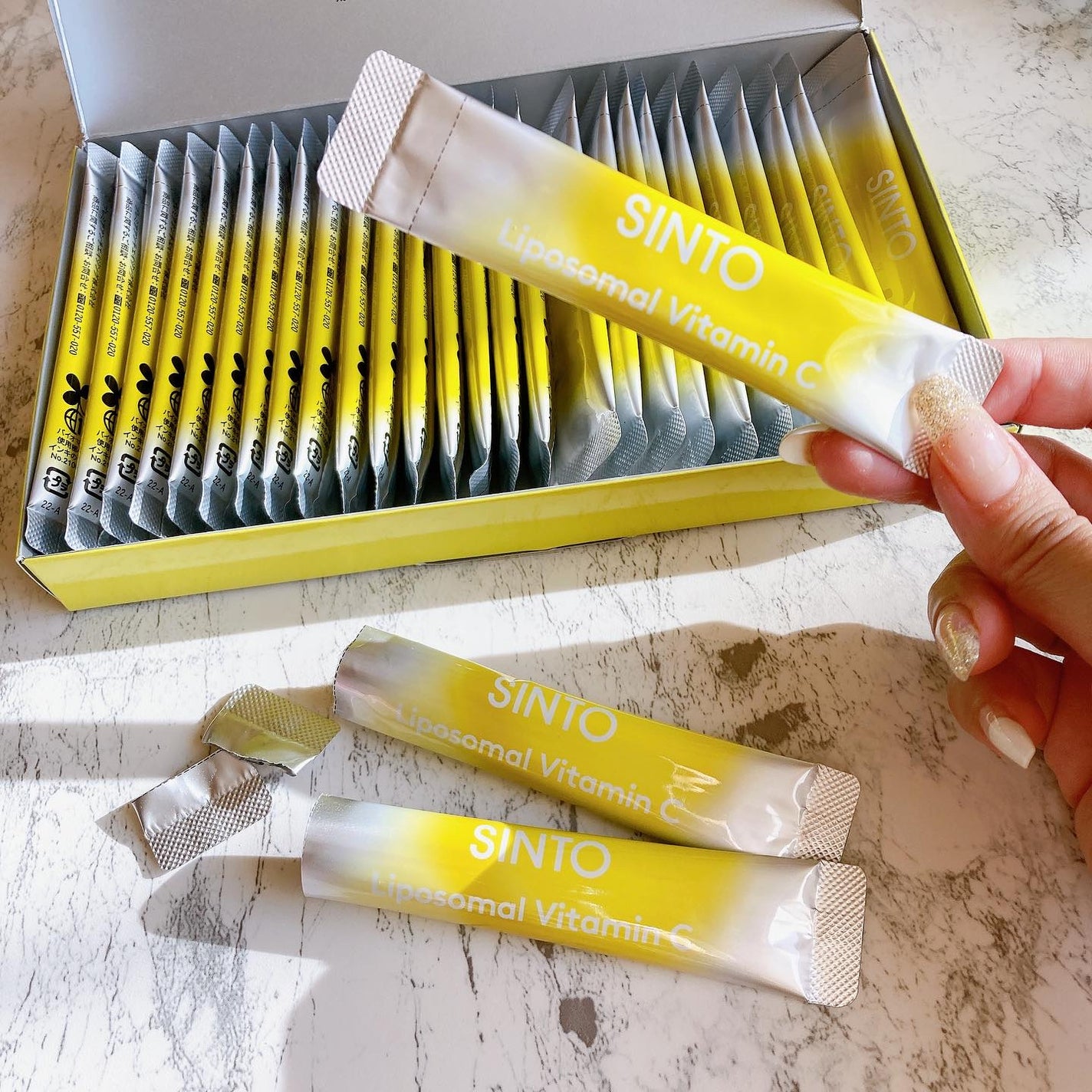 リポソーム ビタミンC/SINTO/美容サプリメントを使ったクチコミ(4枚目)