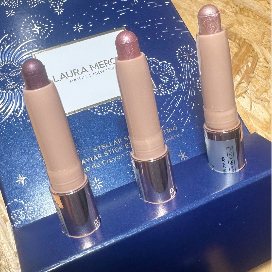 キャビアスティック アイカラー 03 Cocoa（ミニ）/ローラ メルシエ/スティックアイシャドウを使ったクチコミ（2枚目）