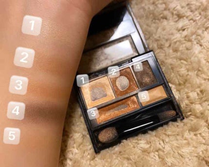 ブラウンシェードアイズN/KATE/アイシャドウパレットを使ったクチコミ(2枚目)