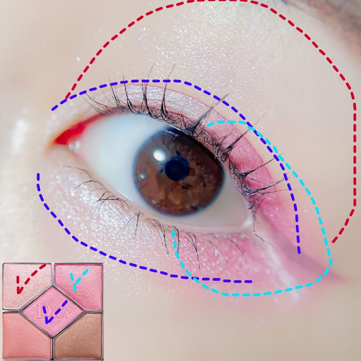 【旧】サンク クルール クチュール/Dior/アイシャドウパレットを使ったクチコミ(2枚目)