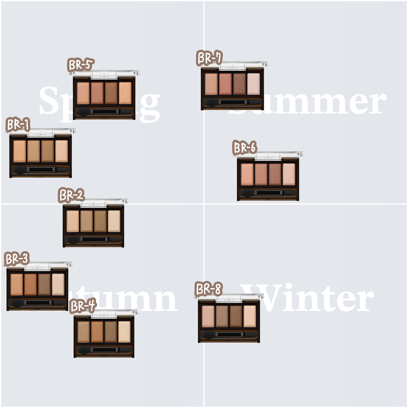 KATE ケイト メロウブラウンアイズのクチコミ「透け感のあるKATEの新作アイシャドウ

やっぱりKATEはブラウンアイシャドウが強い！
BR.....」（2枚目）