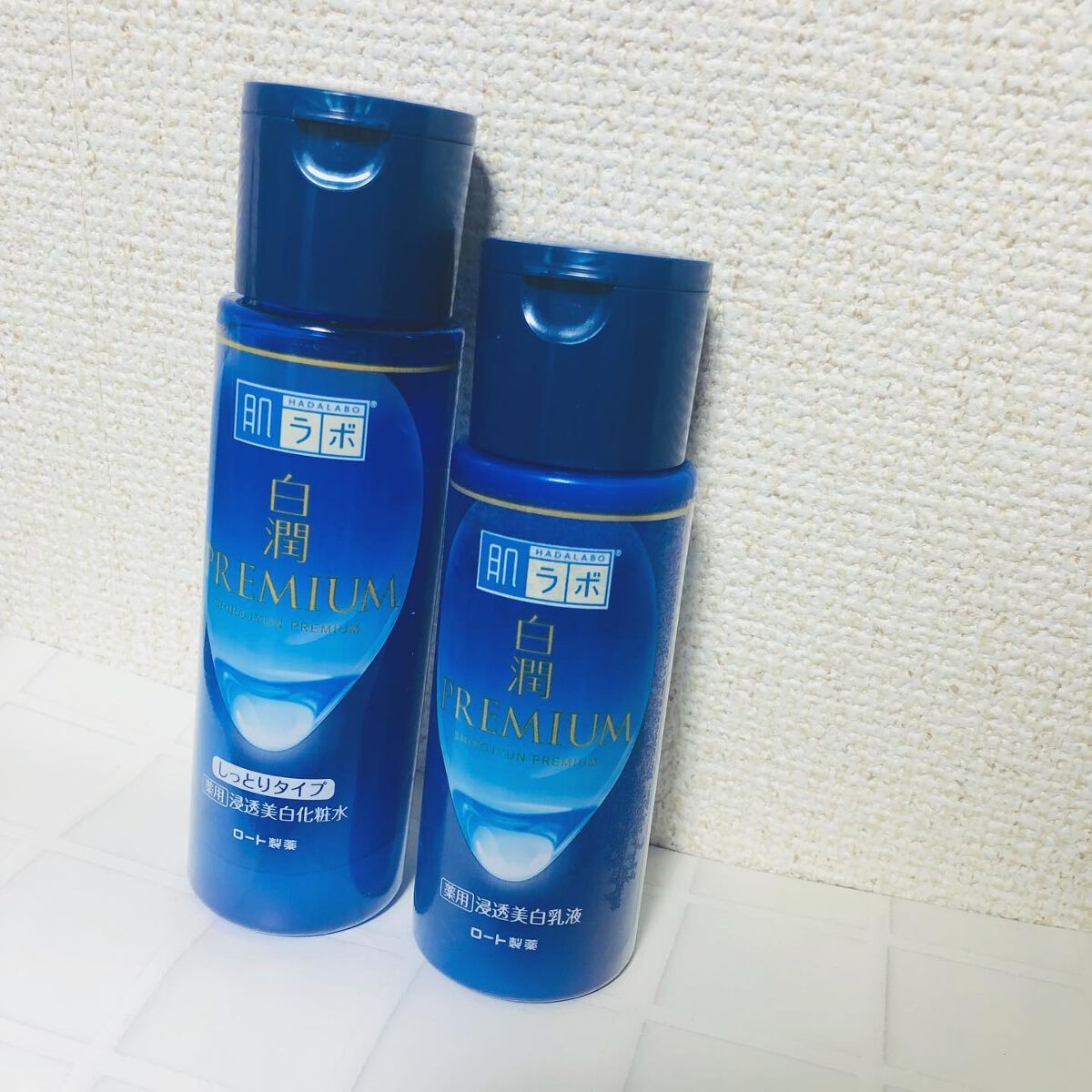 白潤プレミアム 薬用浸透美白化粧水(しっとりタイプ)/肌ラボ/化粧水を使ったクチコミ（1枚目）