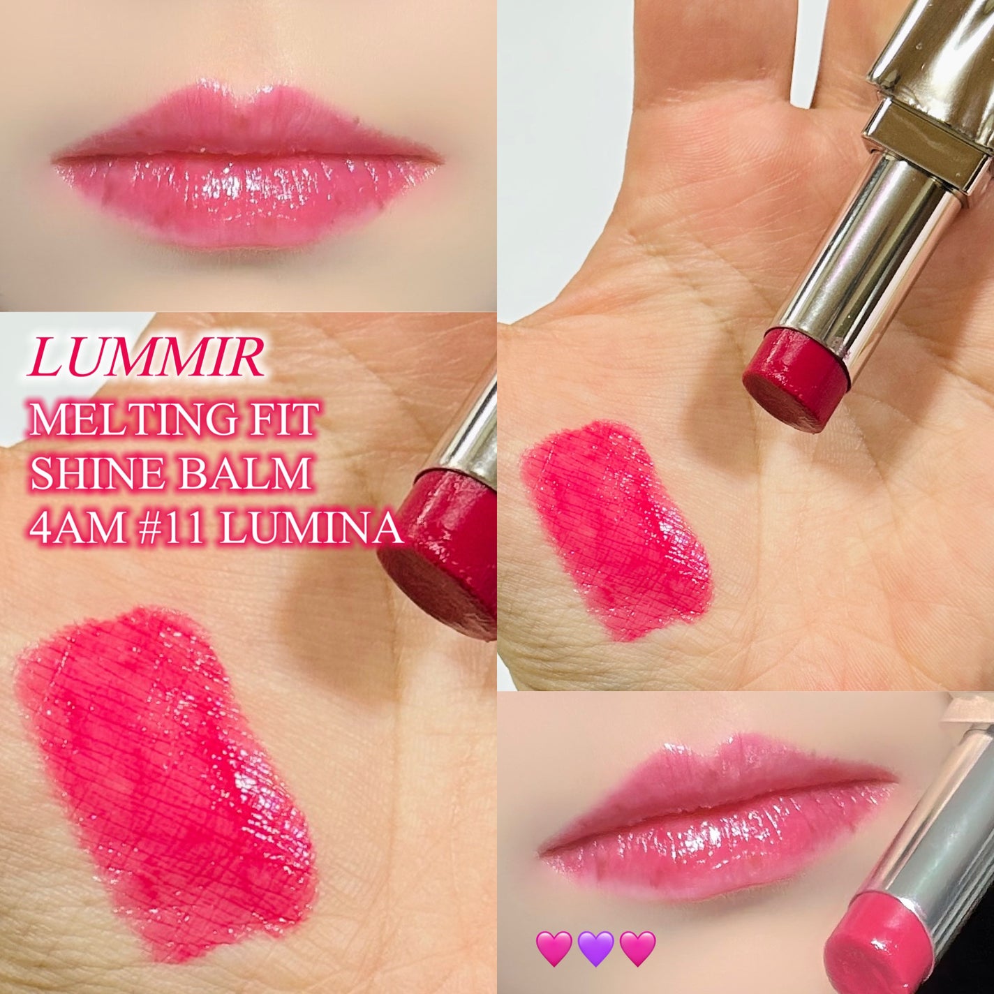 MELTING FIT SHINE BALM/Lummir/口紅を使ったクチコミ(1枚目)