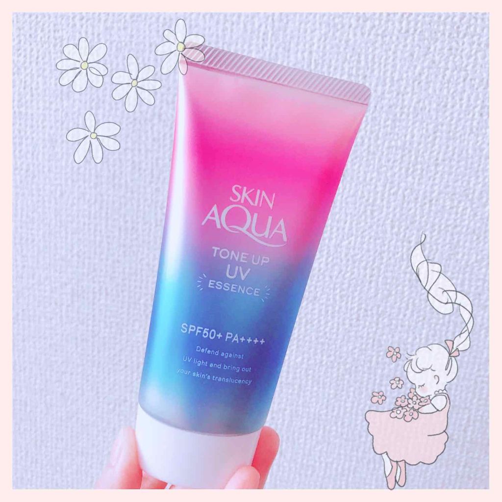 トーンアップuvエッセンス スキンアクアの口コミ 最強に可愛い日焼け止め 薬局何軒も回ったん By ちょこりん 代前半 Lips