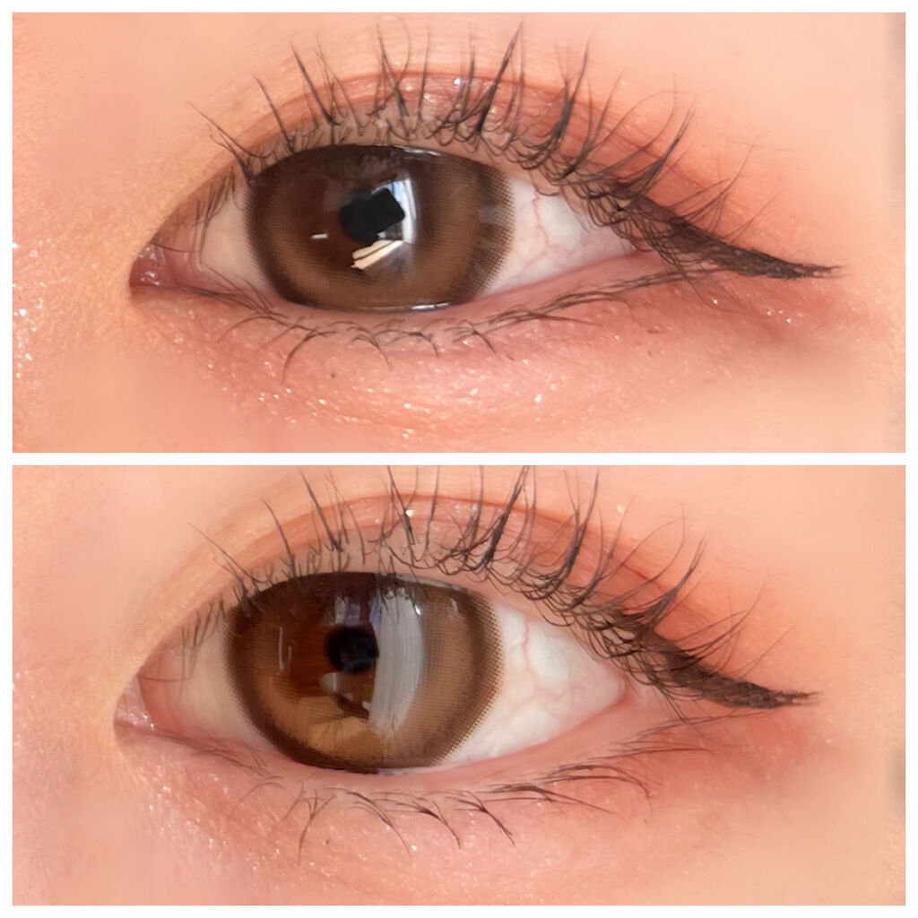 Cherry moon 1Month/OLENS/カラーコンタクトレンズを使ったクチコミ（2枚目）