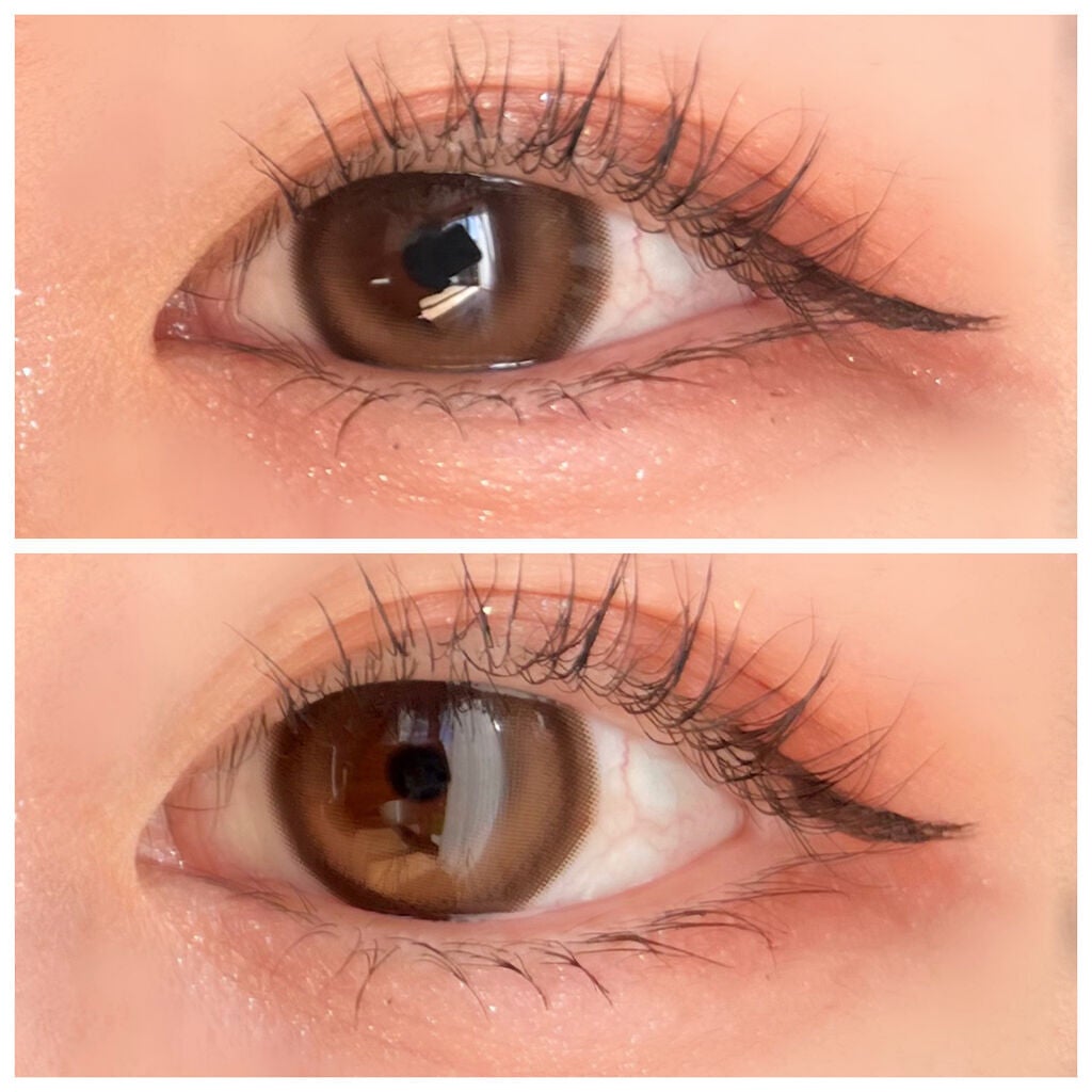 Cherry moon 1Month/OLENS/カラーコンタクトレンズを使ったクチコミ(2枚目)