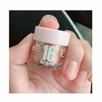 16CANDY ROCK PEAEL POWDER/16BRAND/単色アイシャドウを使ったクチコミ(2枚目)
