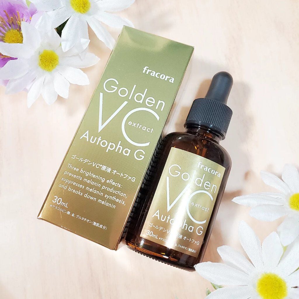 ゴールデンVC原液オートファG/fracora/美容液を使ったクチコミ(1枚目)