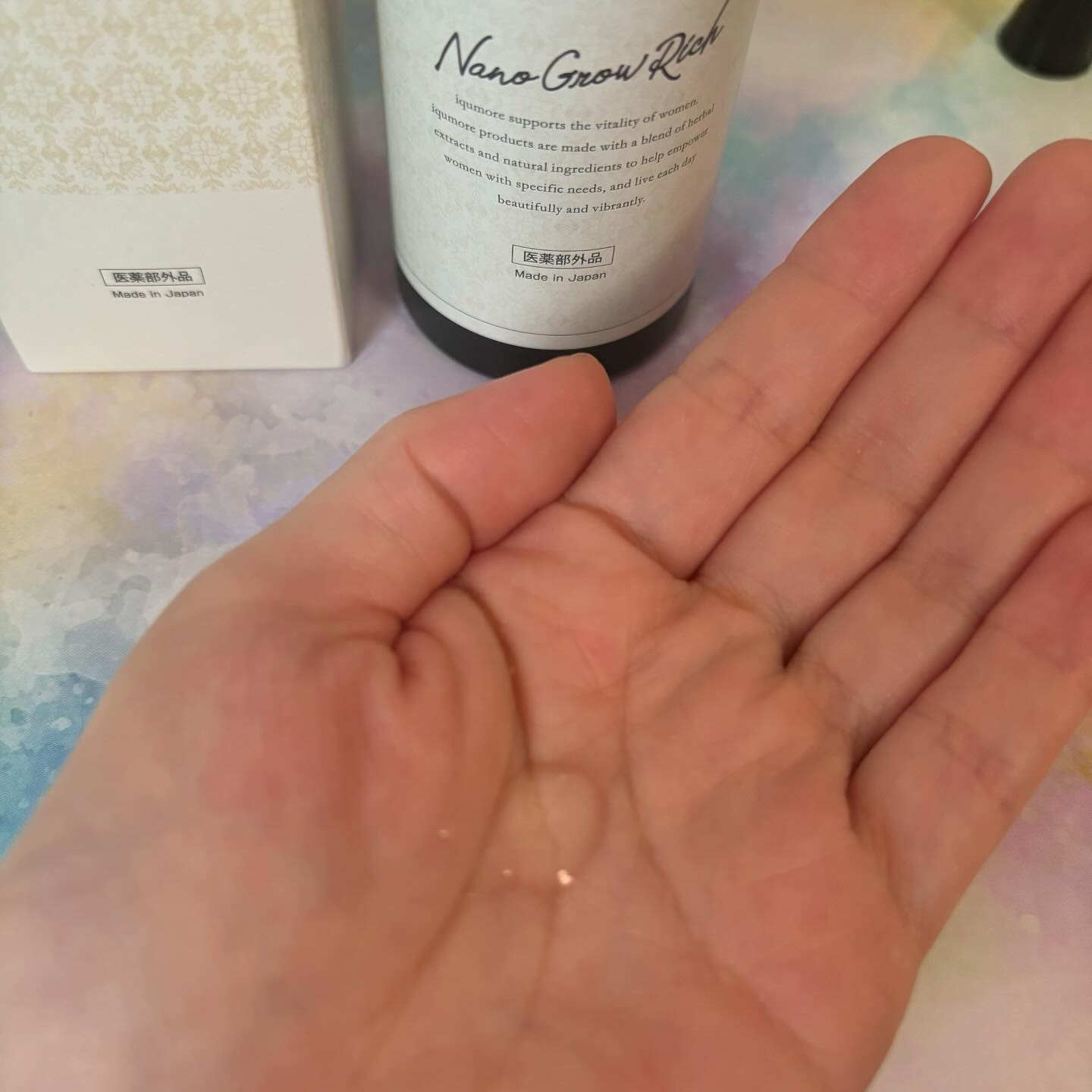 ナノグロウリッチ/iqumore/頭皮ローションを使ったクチコミ（2枚目）