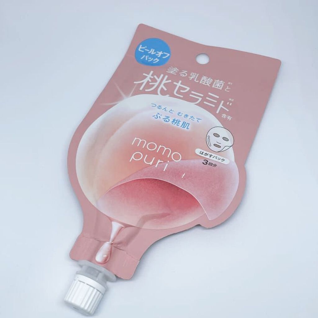 ももぷり フレッシュピールオフパック/ももぷり/ピーリングを使ったクチコミ（3枚目）