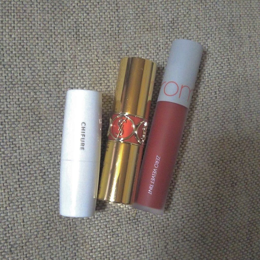 ルージュ ヴォリュプテ シャイン/YVES SAINT LAURENT BEAUTE/口紅を使ったクチコミ（1枚目）