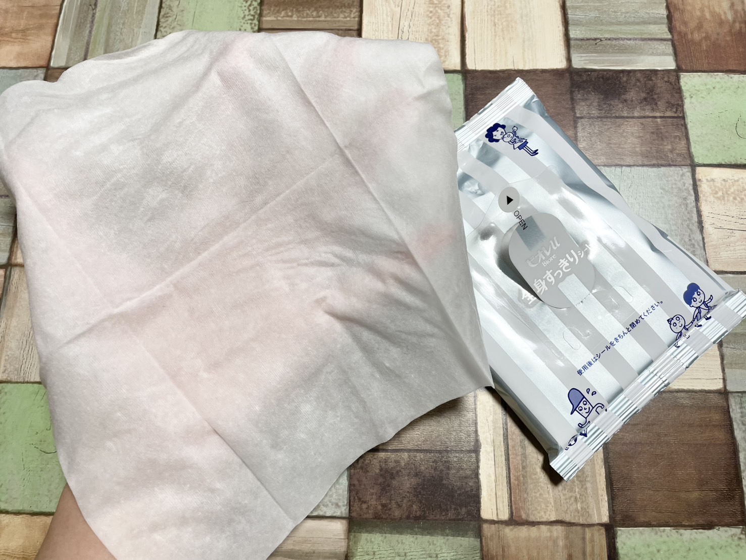 全身すっきりシート/ビオレu/ボディシートを使ったクチコミ（3枚目）