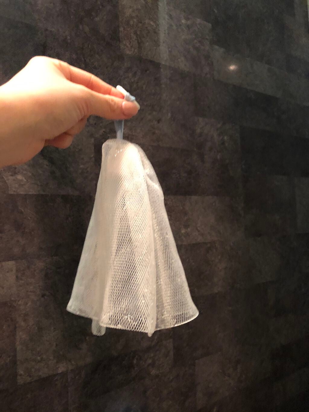 洗顔用泡立てネット/DAISO/その他スキンケアグッズを使ったクチコミ(1枚目)