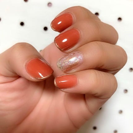 グロッシーコート/スキューズミー/オールインワンネイルを使ったクチコミ(4枚目)