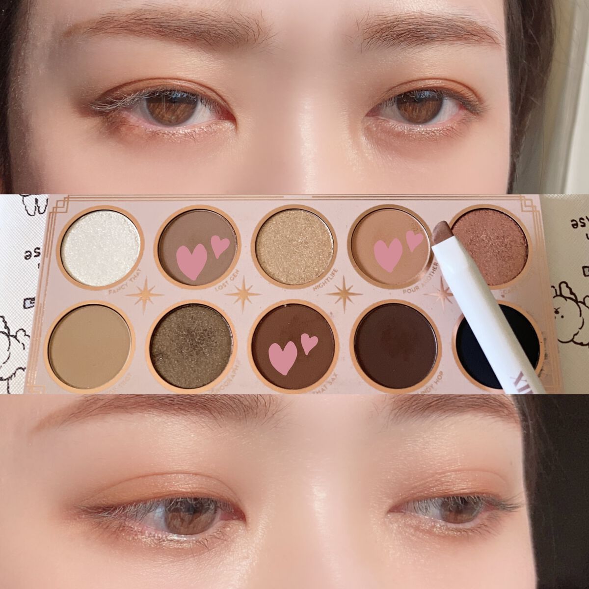 アイシャドーペン 02 コーヒービーン/UNMIX/スティックアイシャドウを使ったクチコミ（3枚目）