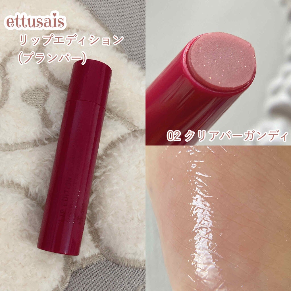 エテュセ リップエディション(プランパー)リッチスタイル/ヘルシースタイル/ettusais/リップケアを使ったクチコミ(2枚目)