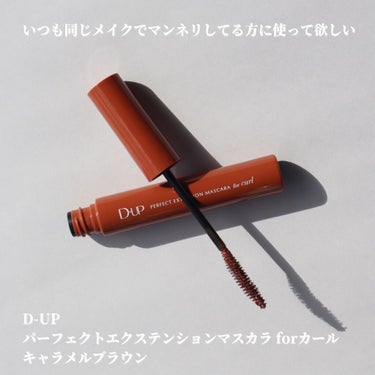 D-UP パーフェクトエクステンション マスカラ for カールのクチコミ「メイクの雰囲気を変えたい方におすすめのマスカラです☺️✨

@dupbeauty 
パーフェク.....」（2枚目）