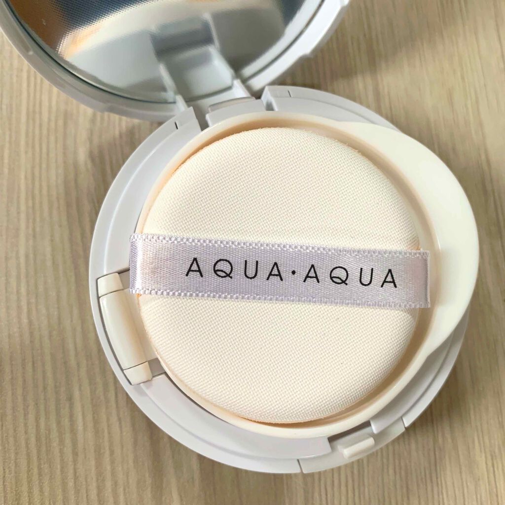 オーガニッククッションコンパクト/アクア・アクア/クッションファンデーションを使ったクチコミ(2枚目)