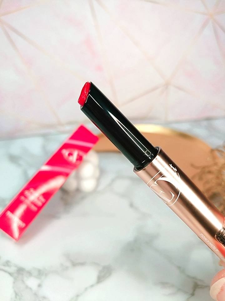 ゲットイットティントグレーズバーム 04 トフィーアップル/TONYMOLY/リップティントを使ったクチコミ（2枚目）