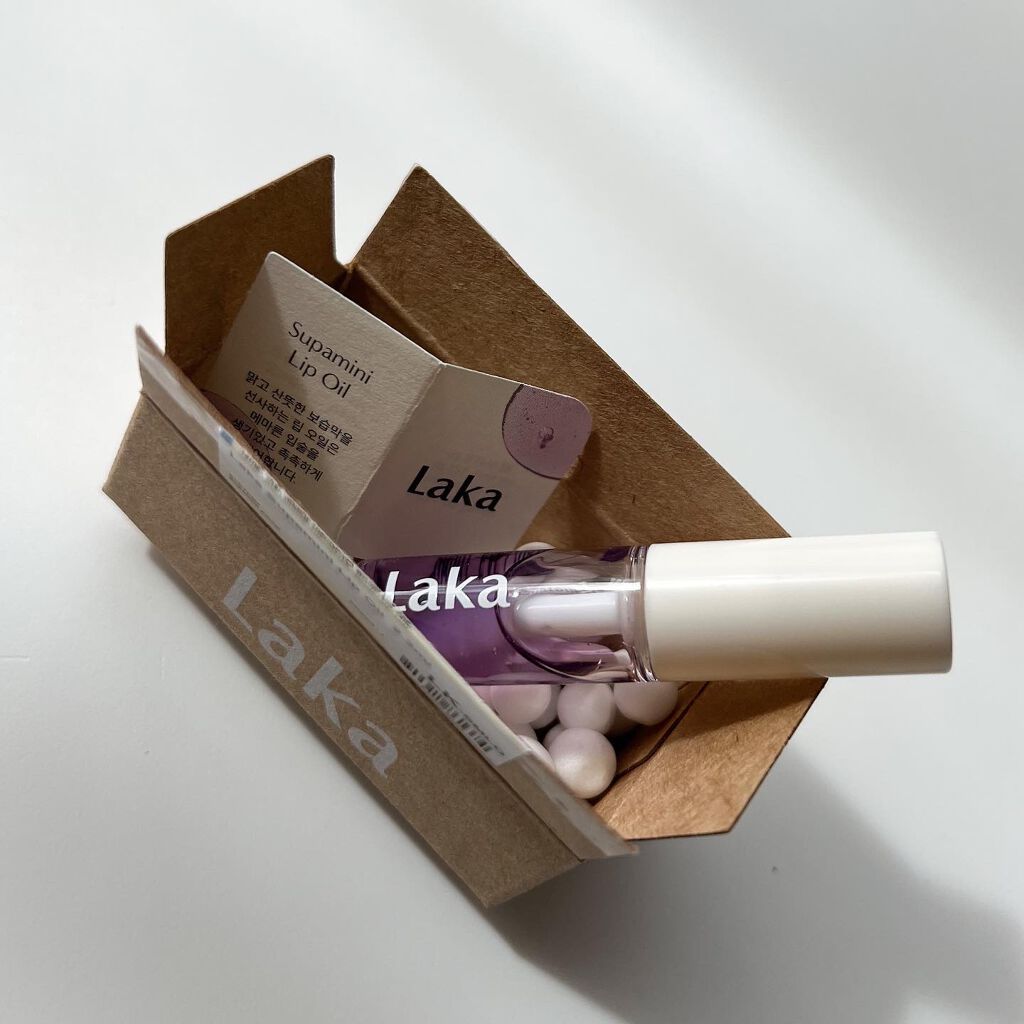 スーパーミニオイルリップ/Laka/リップケアを使ったクチコミ(1枚目)