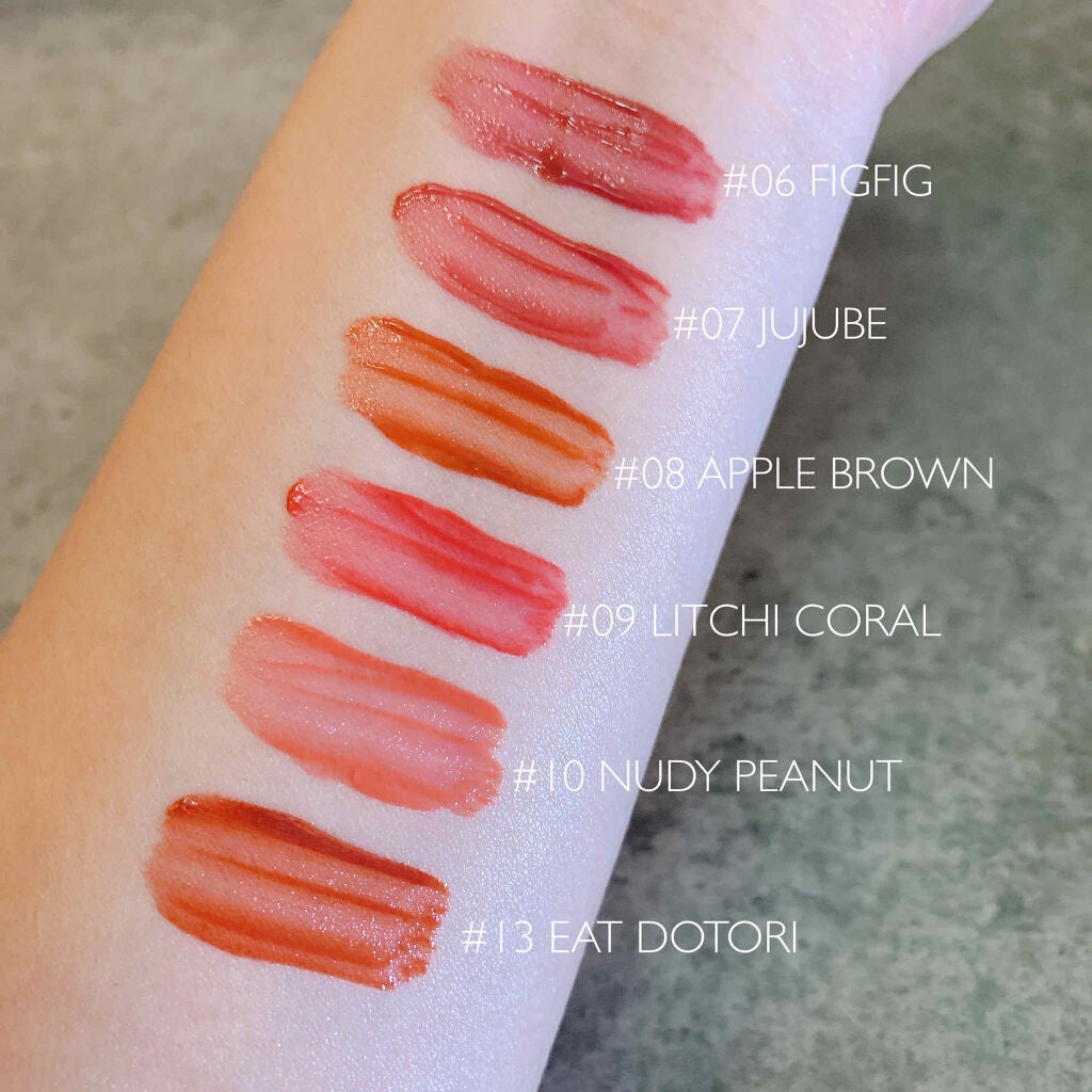 ジューシーラスティングティント/rom&nd/リップティントを使ったクチコミ(2枚目)