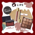 LIPS ディープオータム【渡辺樹里さん厳選】コスメセット