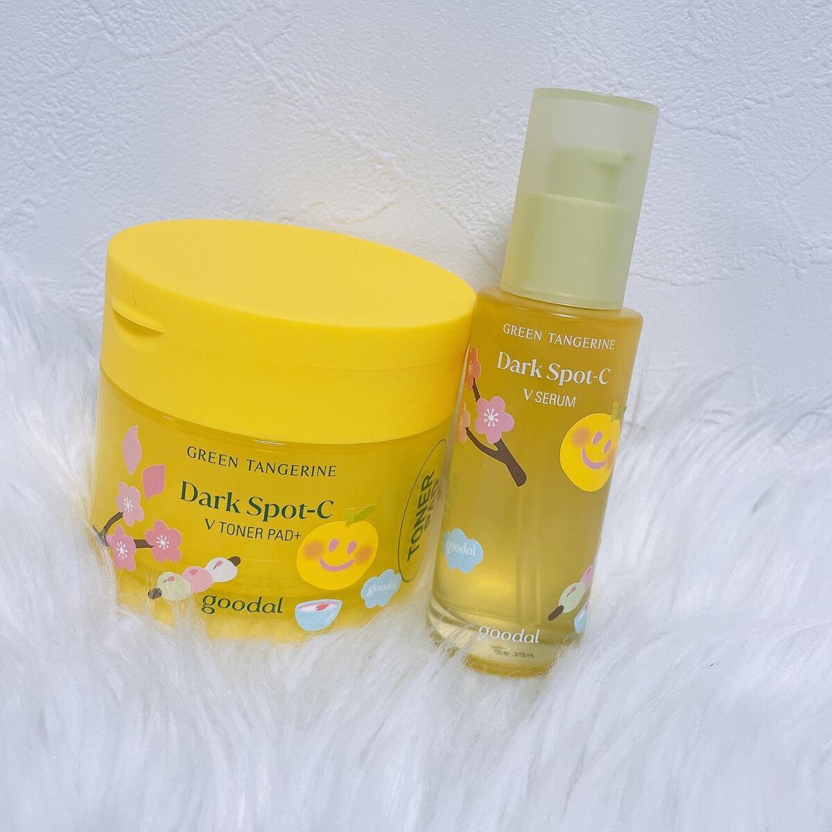 グリーンタンジェリン ビタC ダークスポットケアセラム/goodal/美容液を使ったクチコミ(5枚目)
