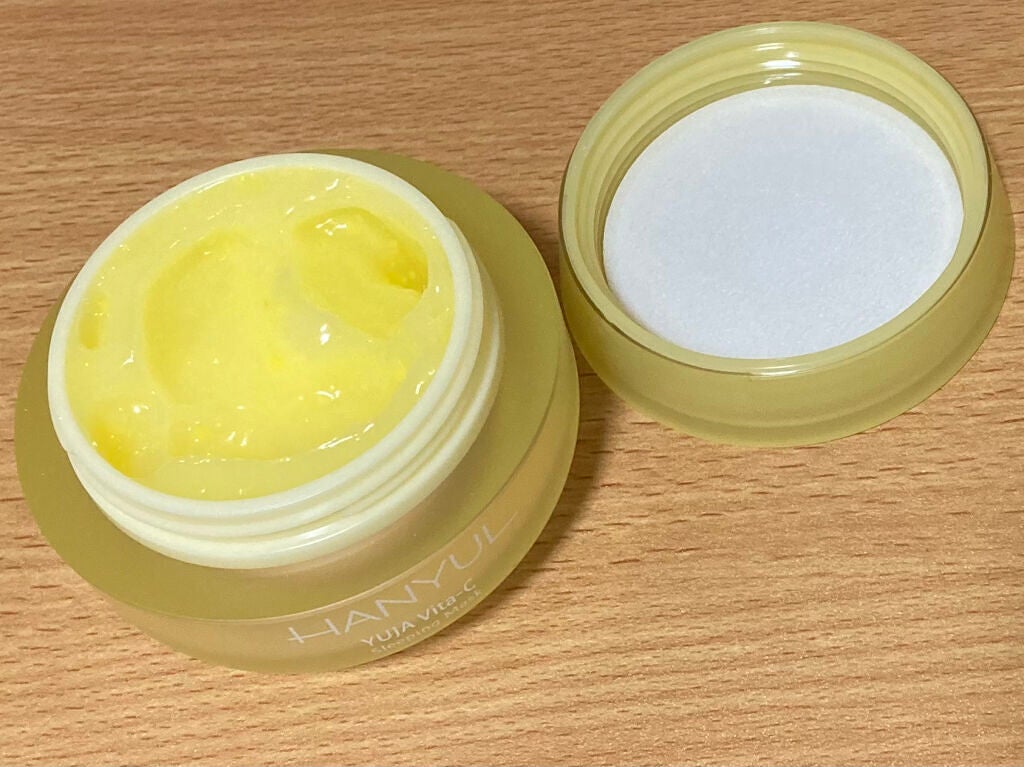 月光ゆず睡眠パック(旧バージョン)/HANYUL(ハンユル)/フェイスクリームを使ったクチコミ(3枚目)