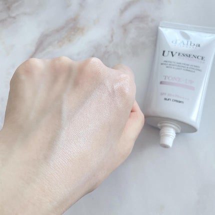 ダルバ ウォータフル トーンアップ サンクリーム(パープル)/ダルバ/日焼け止めクリームを使ったクチコミ(6枚目)