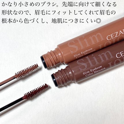 極細アイブロウマスカラ/CEZANNE/眉マスカラを使ったクチコミ(3枚目)