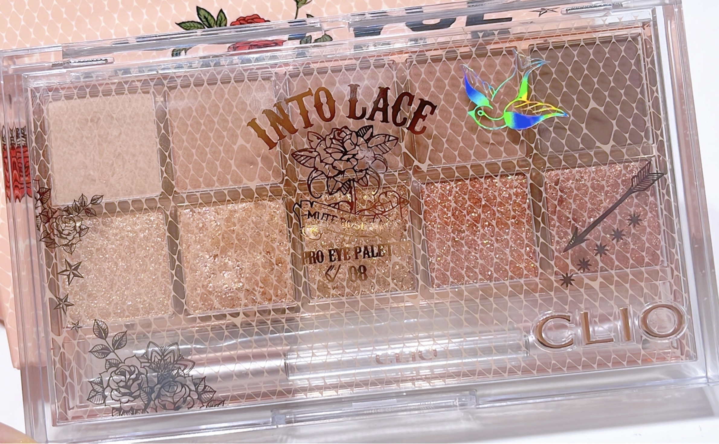 プロ アイ パレット 08 INTO LACE(AD)/CLIO/アイシャドウパレットを使ったクチコミ（1枚目）