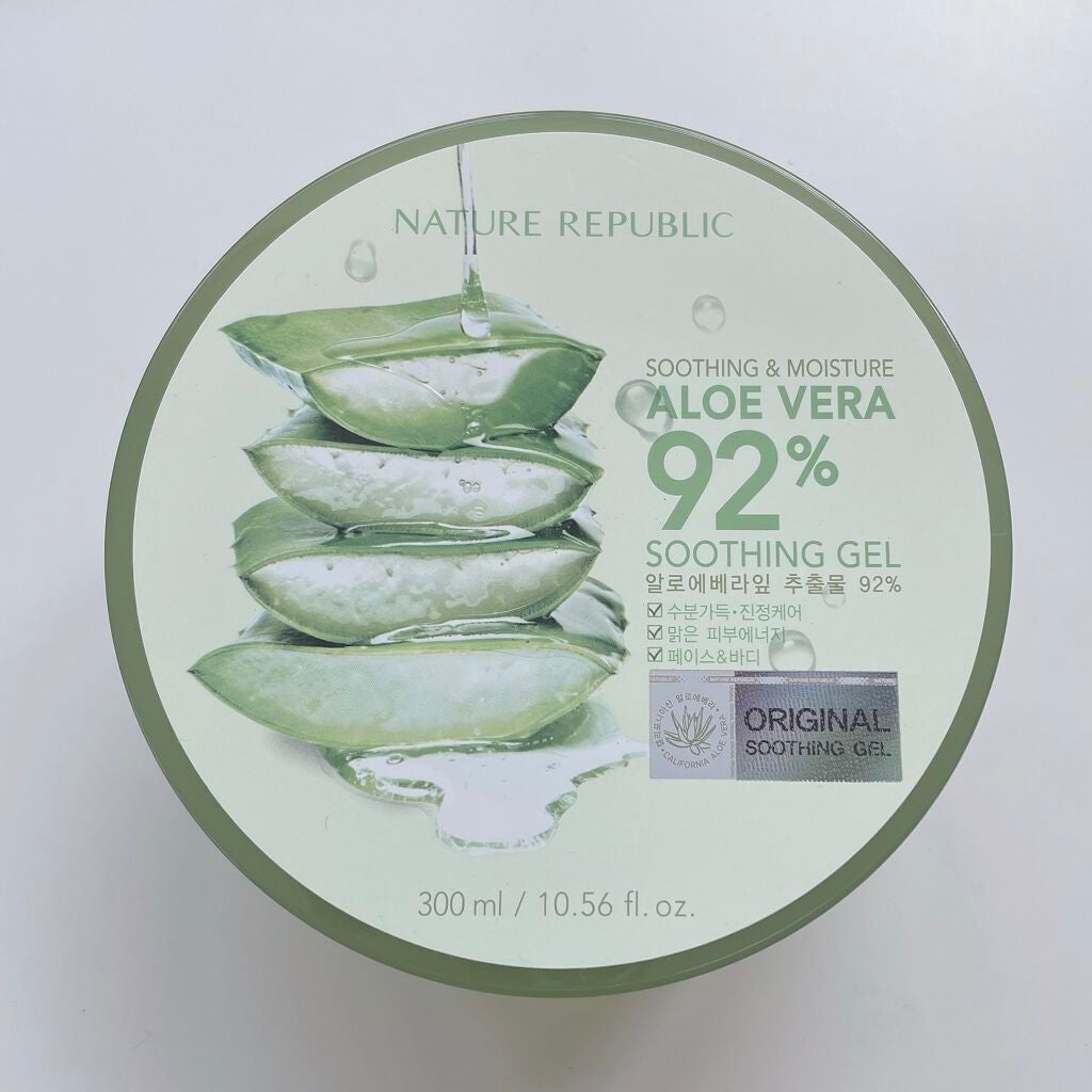 マイルド&モイスチャーアロエジェル/ネイチャーリパブリック/ボディローションを使ったクチコミ(1枚目)