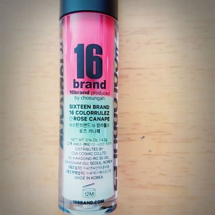 COLORRULEZ/16BRAND/リップグロスを使ったクチコミ(2枚目)