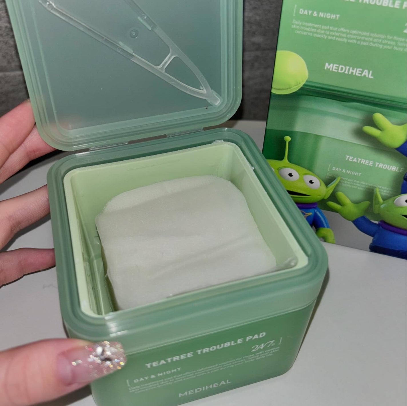 ティーツリー トラブルパッド/MEDIHEAL/トナーパッドを使ったクチコミ(4枚目)