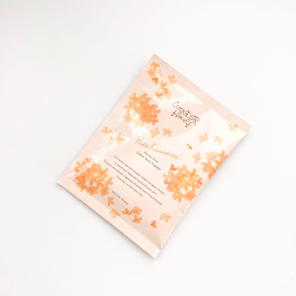 ワンダーハニー とろとろふんわりクリームバス ピュアキンモクセイ/VECUA Honey/炭酸系入浴剤を使ったクチコミ(1枚目)