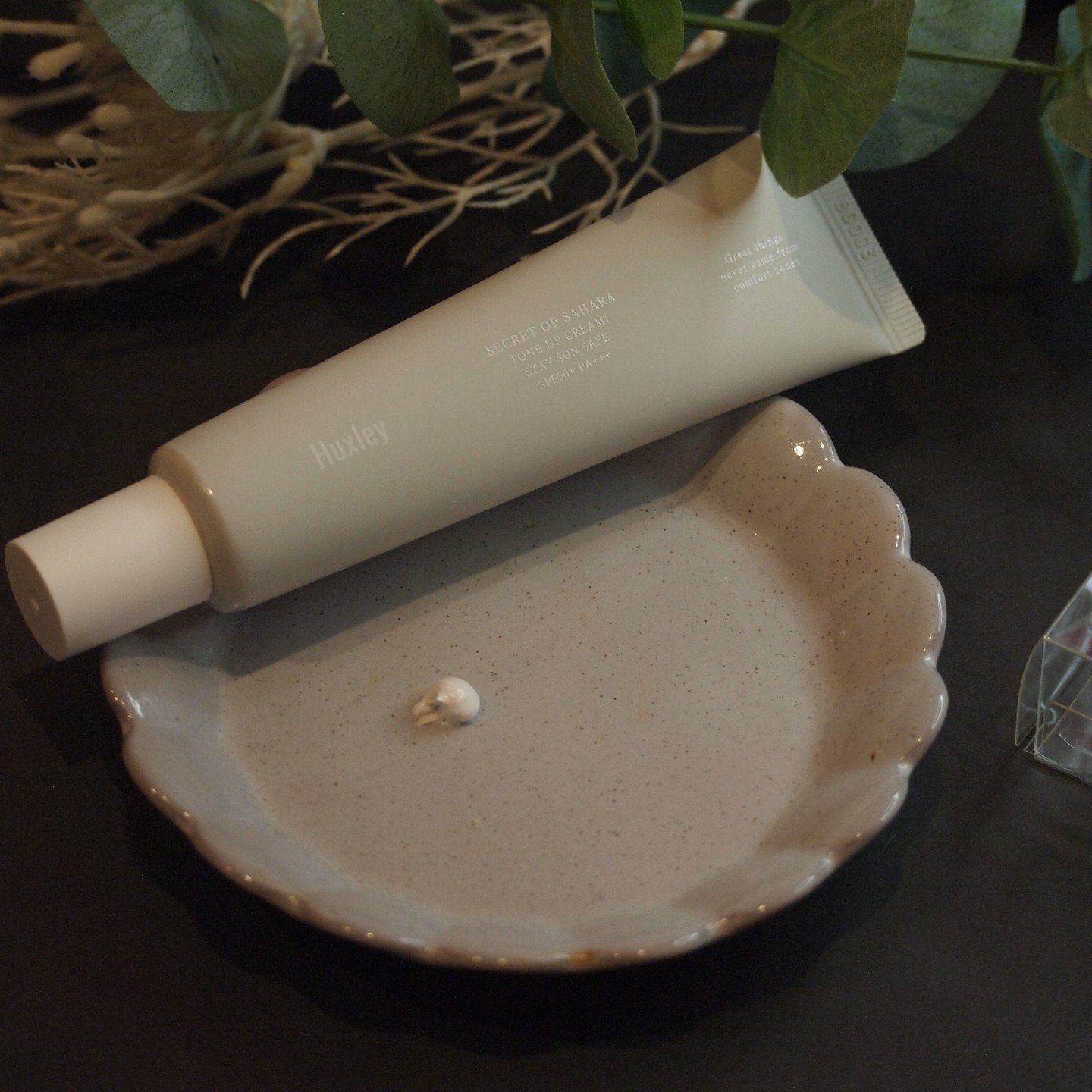 サンクリーム；ステイサンセーフ/Huxley/日焼け止めクリームを使ったクチコミ（2枚目）