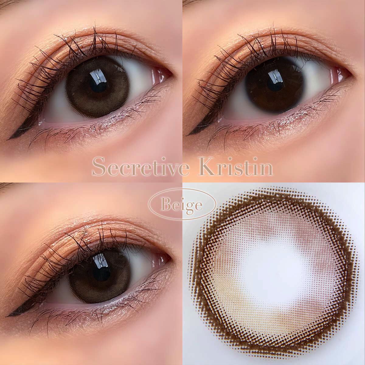 Secretive Kristen/Hapa kristin/カラーコンタクトレンズを使ったクチコミ（3枚目）