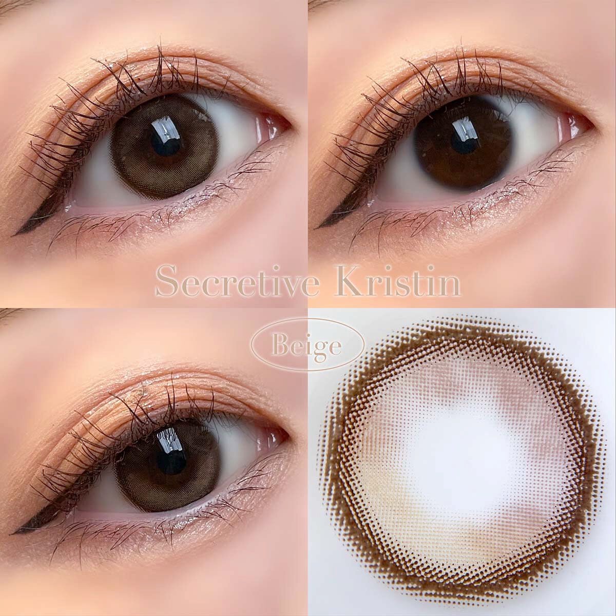 Secretive Kristen/Hapa kristin/カラーコンタクトレンズを使ったクチコミ(3枚目)