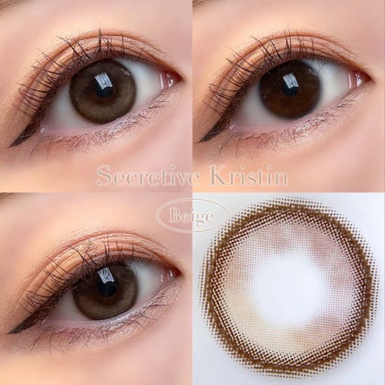 Secretive Kristen/Hapa kristin/カラーコンタクトレンズを使ったクチコミ(3枚目)