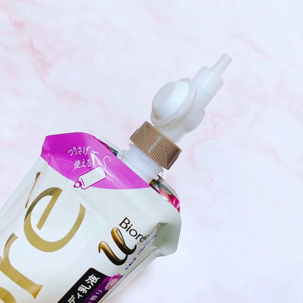 ザ ボディ ぬれた肌に使うボディ乳液 エアリーブーケの香り/ビオレu/ボディミルクを使ったクチコミ（3枚目）