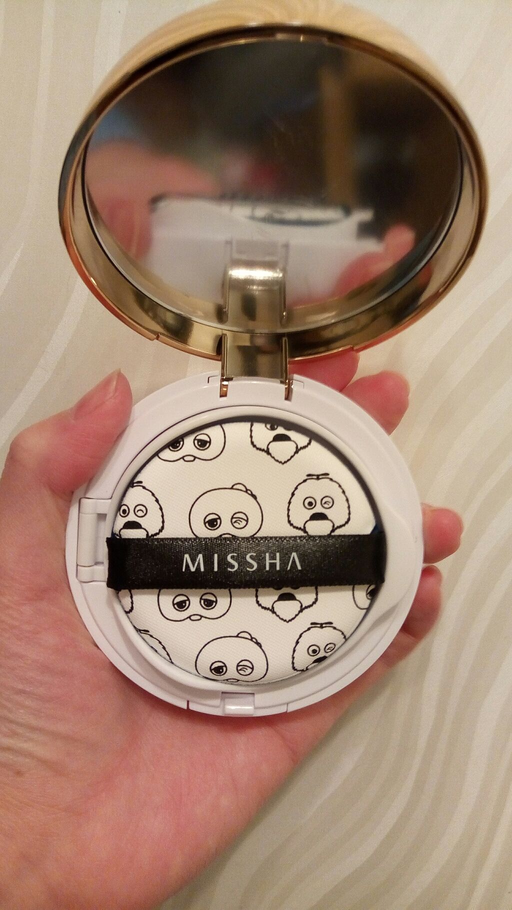 M クッション ファンデーション(モイスチャー)/MISSHA/クッションファンデーションを使ったクチコミ(3枚目)